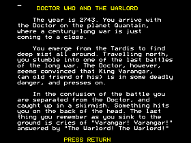 Doctor Who and the Warlord