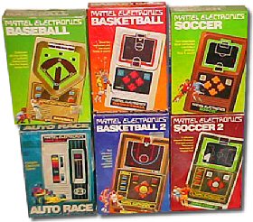 Mattel handheld games