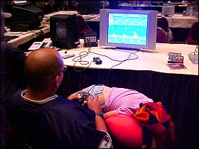 Playing at OKGE 2004