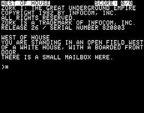 Zork I: The Great Underground Empire