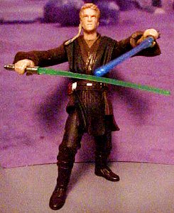 Star Wars Episode II Anakin Skywalker figure - photo copyright 2002 Earl Green / theLogBook.com