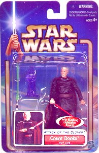 Star Wars Episode II Count Dooku figure - photo copyright 2002 Earl Green / theLogBook.com