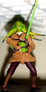 Star Wars Episode II Kit Fisto figure - photo copyright 2002 Earl Green / theLogBook.com