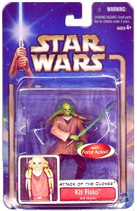 Star Wars Episode II Kit Fisto figure - photo copyright 2002 Earl Green / theLogBook.com