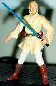 Star Wars Episode II Obi-Wan Kenobi figure - photo copyright 2002 Earl Green / theLogBook.com