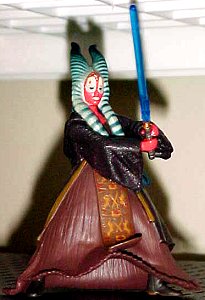 Star Wars Episode II Shaak Ti figure - photo copyright 2002 Earl Green / theLogBook.com