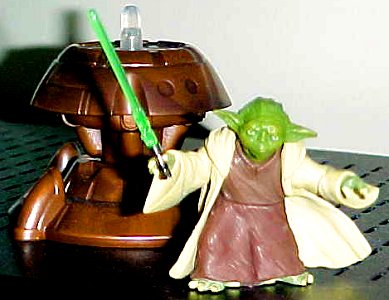 Star Wars Episode II Yoda figure - photo copyright 2002 Earl Green / theLogBook.com