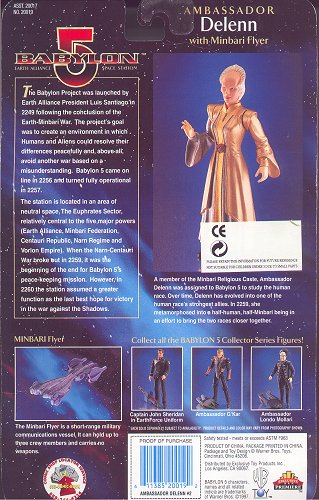 Babylon 5 action figures - photo copyright 1999 Earl Green / theLogBook.com