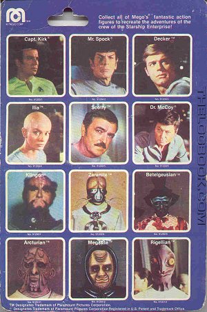 Star Trek: The Motion Picture action figures / photo copyright 2000 by Earl Green / theLogBook.com