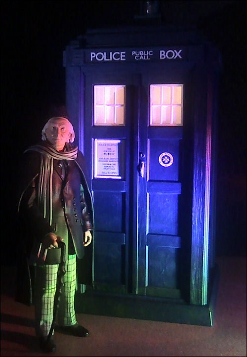 The First Doctor with TARDIS