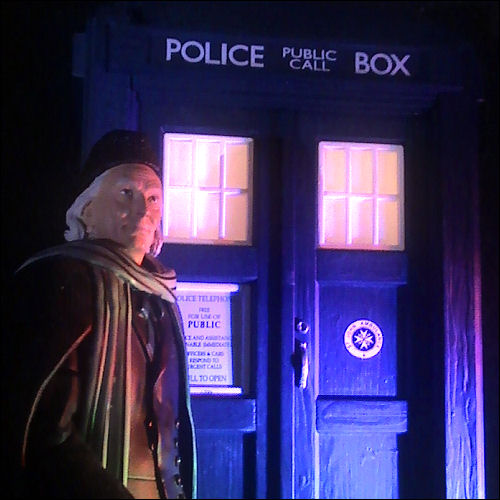 The First Doctor with TARDIS