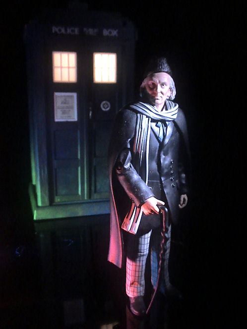 The First Doctor with TARDIS