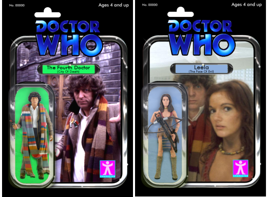 Doctor Who figures - alternate packaging