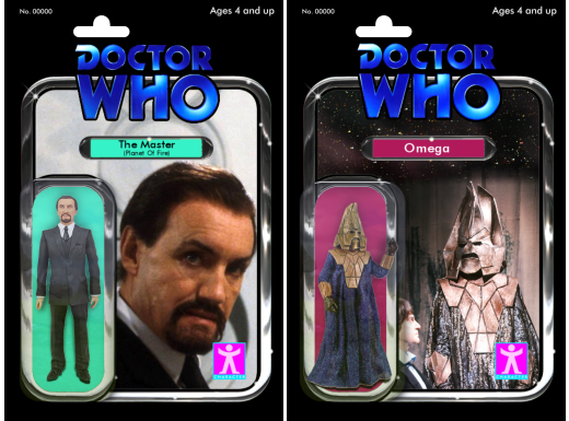 Doctor Who figures - alternate packaging