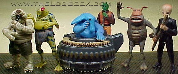 Star Wars Max Rebo Band figures - photo copyright 1999 Earl Green / theLogBook.com