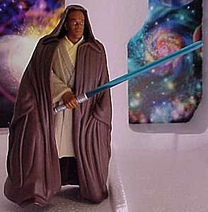 Star Wars Episode I Mace Windu figure - photo copyright 1999 Earl Green / theLogBook.com