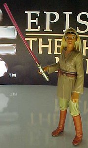 Star Wars Episode I Adi Gallia figure - photo copyright 1999 Earl Green / theLogBook.com