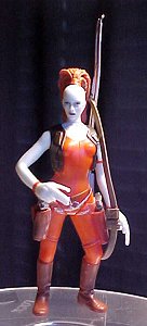 Star Wars Aurra Sing figure - photo copyright 2001 Earl Green / theLogBook.com