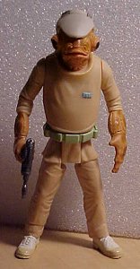 Star Wars Mon Calamari Officer figure - photo copyright 2001 Earl Green / theLogBook.com