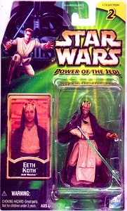 Star Wars Eeth Koth figure - photo copyright 2002 Earl Green / theLogBook.com