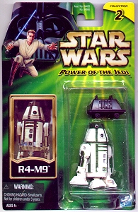 Star Wars R4-M9 figure - photo copyright 2002 Earl Green / theLogBook.com