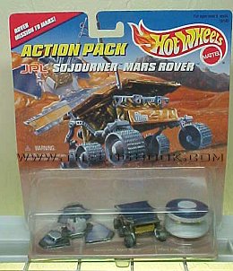 Hot Wheels Sojourner Mars Rover Action Pack - photo copyright 1999 Earl Green / theLogBook.com