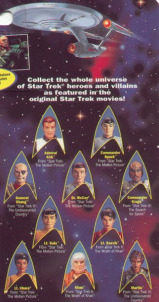 Star Trek action figures - photo copyright 2007 Earl Green / theLogBook.com